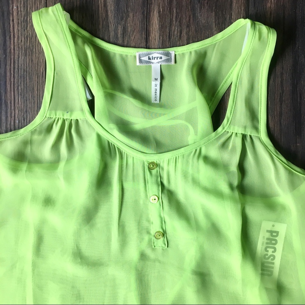 PacSun Neon Tank - Picture 2 of 4